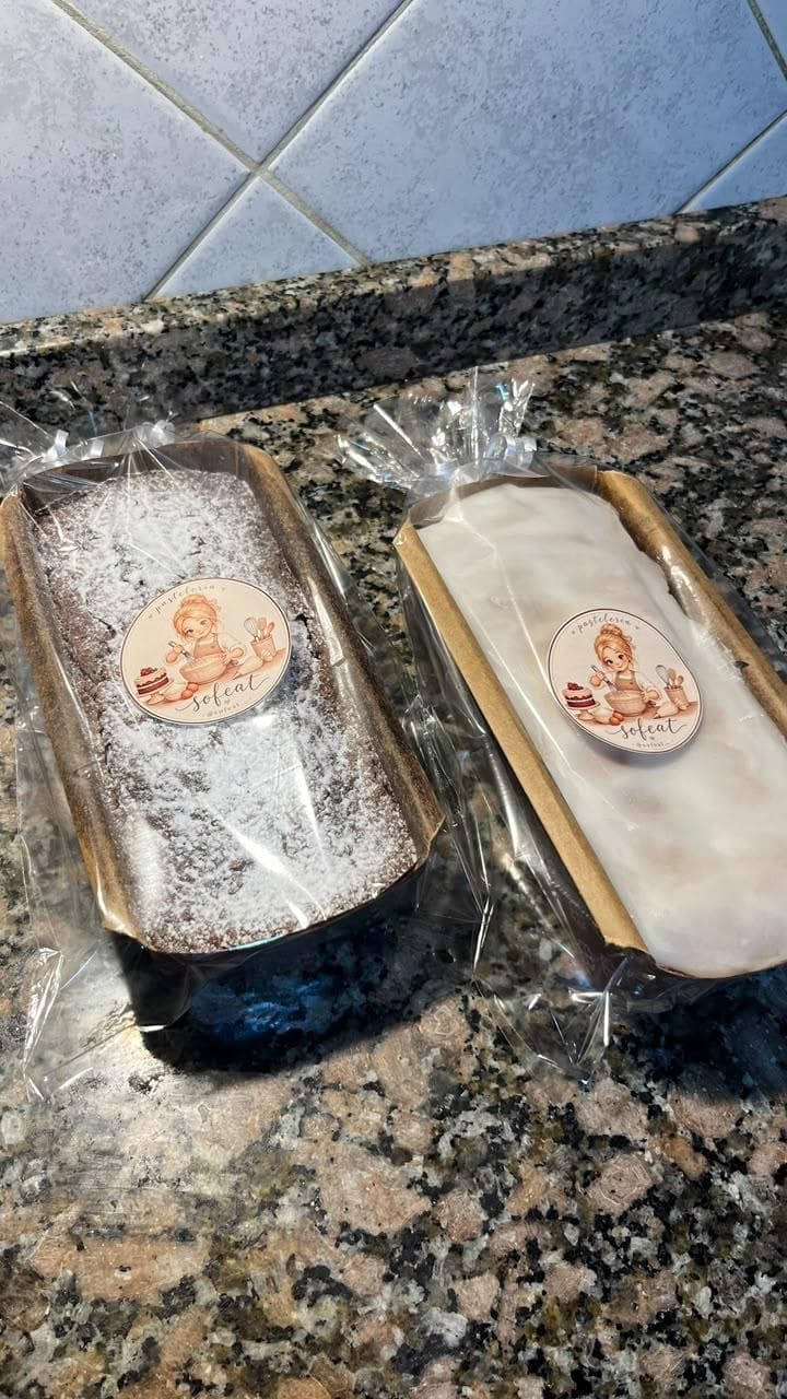 budín de limón y chococafé