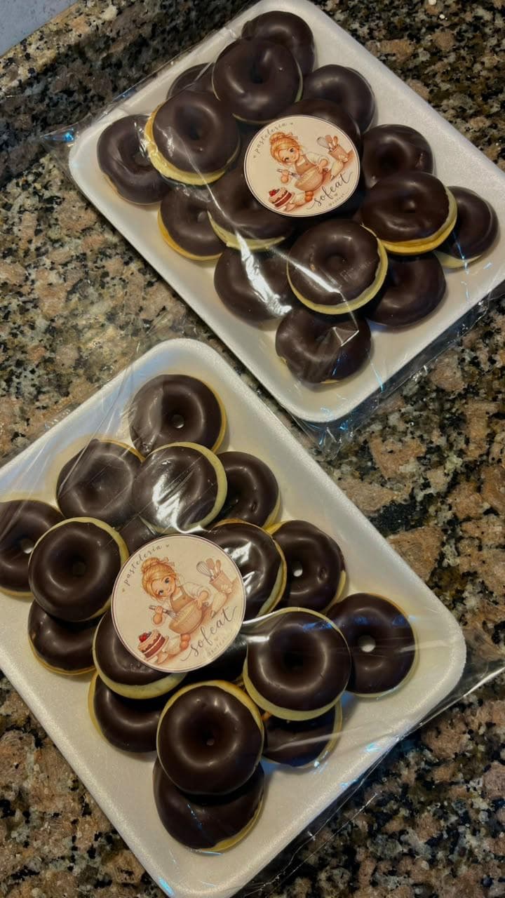 Bandejas de mini donas