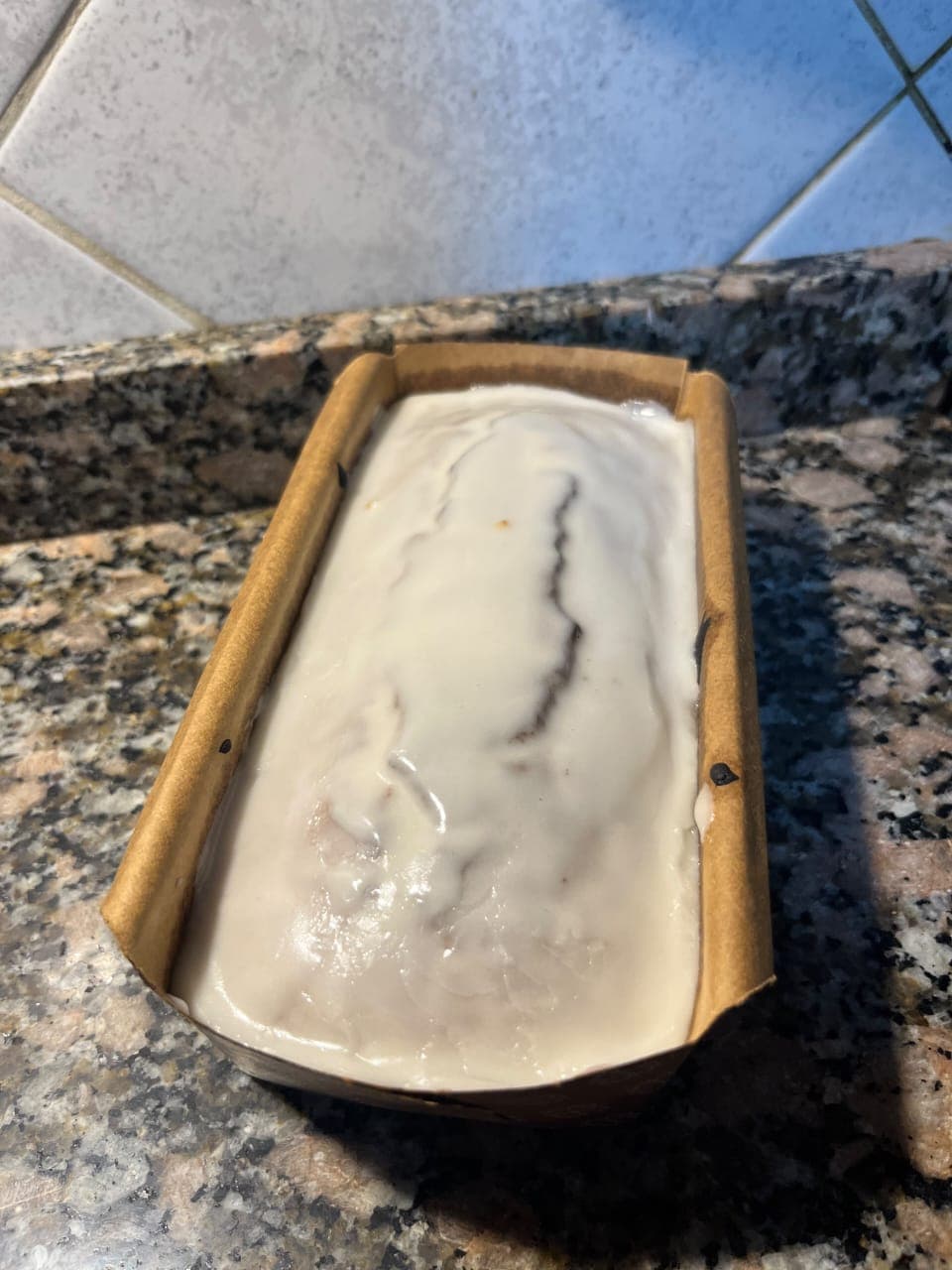 Budín de limón glaseado